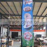 Outdoor 15 Feet Advertising Flag 100% Polyester Teardrop Feather Flag