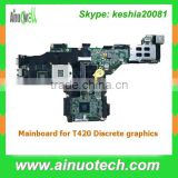 Replacement Laptop System board for Lenovo T420 Discrete graphics laptop motherboard System board