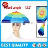 Hands Free Head Strap Sun & Rain Cap Umbrella thumbnail-4