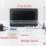 Analog TV DTV700-DVBT2 Set Top Box 7 Inch Digital Lcd TV USB TF MP5 Player AV in Rechargeable Battery thumbnail-5