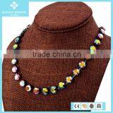 Fashion Multi Austria Crystal Diamond Tennis Necklace thumbnail-4