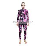 Two Pieces Lycra Body Suit Camouflage Lycra Swimming Suit for Women C1602 thumbnail-1