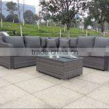 Patio Sectional Furniture Wicker Rattan Sofa Set With Cushions thumbnail-5