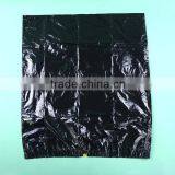 HDPE drawstring black plastic trash bag garbage bag