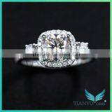 Custom Moissanite Jewelry Cheap Best Forever Brilliant Moissanite Youtube Moissanite 4 Carat Moissanite Ring thumbnail-3