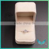 Perfect Cut Diamond Accents Women's Band 1CT Center Moissanite Lab Grown Diamond Ring,with Small Ruby Wedding Ring Band thumbnail-5