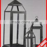 2015 facroty price vintage metal and glass decorative lantern for candle