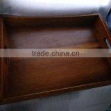 High Quality Wooden Welcome Hotel Amenity Tray Coffee Trays thumbnail-1