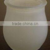 Clear Frosted Glass Candle Holder ( HLTH1165 ) thumbnail-1