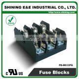 FB-M033PQ 600V 30 Amp 3 Pole 10x38 Midget Fuse Holder Block thumbnail-6