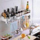 Multifunction Wall Mount Metal Kitchen Storage Shelves thumbnail-2