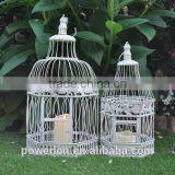 Birdcage Style Shabby Chic Garden Candle Lantern Holder thumbnail-1