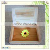 Recycled Plywood Paulownia Pine Foldable Wood Pill Box thumbnail-4