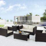 PE Rattan & Aluminum Furniture, Outdoor Rattan Sofa thumbnail-3