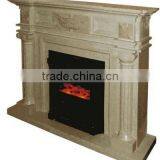 Hot Sell Sculpture Type Carved Granite Mantel thumbnail-1