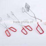 Food Tong Iron With Powder Coating Plastic Coating Handle thumbnail-4