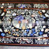 Micro Mosaic Inlay Coffee Table Top Pietra Dura Table Top thumbnail-1
