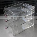 Factory Directly Customized Acrylic Box With Hinge Lids With Lock thumbnail-3