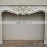 Antique Louis-xv-style Fireplace Stone Carving Marble Fireplace thumbnail-1