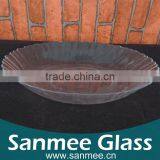 Manufacture Round Plate Clear Glass Charger Plates Wholesale thumbnail-1