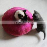 Cheap Handmade Wool Felt Pet Bed in China thumbnail-4