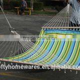 Two Colors Wholesale Outdoor Double Rocking Folding Portable Camping Hammock thumbnail-6