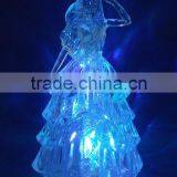 Clear Acrylic Manufacturer LED Flashing Bride in Wedding Dresses Decorations Gift thumbnail-1