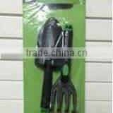 2PC Plastic Children Garden Hand Tool Set/Pitchfork/ Shovel/Harrow thumbnail-1