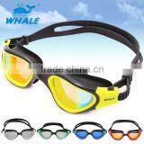2015 New Panoramic Silicone Adult Swimming Goggles With Red Mirrored Lens (MM-7203) thumbnail-4