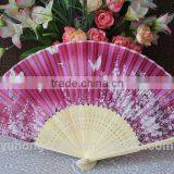 High-grade Bamboo Ladies Silk Hand Fan thumbnail-4