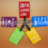 Silicone Hang Tags Cute Pvc Rubber Luggage Tag , Soft Silicone Pvc Luggage Tag thumbnail-6