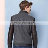 Hotting Selling Bomer Black Varsity Jacket Wholesale Men Custom Jacket thumbnail-2