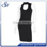 Black Hollow Out Hanging Neck Wholesale For Sexy Women thumbnail-1