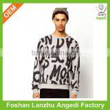 2014 Newest Full Print Mens Pullover Hoodie thumbnail-1