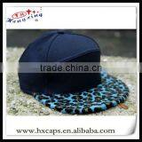 Flat Brim Blank Leopard 6 Panel Custom Camp Cap thumbnail-1