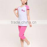 2016 Fashion Dress Leisure Short Sleeves t Shirt Children's Suit of Clithes for Little Girls thumbnail-3