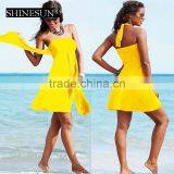 2017 New Arrival Swimwear Beach Skirt Ribbon Wrapped Dress Beach Dress Skirt thumbnail-4
