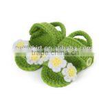 Baby Knit Cute Girls Shoes Hand Made Pattern Baby Shoes thumbnail-2