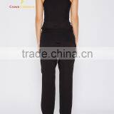 Women Cashmere Sleeveless Top Round Neck Knitted Pullover thumbnail-2