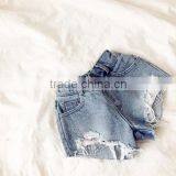 2017 New Stylish Girls Denim Holes Shorts Summer Fashion Good Quality Girls Shorts 4-6 Years (pick Size ) thumbnail-1