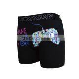 Plastisol Printed Sexy Men Spandex Cotton Unerwear Boxer thumbnail-2