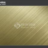 Color Cross Hairline Stainless Steel Sheet,coffee Decorative Stainless Steel Plate thumbnail-4