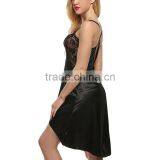 Yihao Factory Sexy Nighty Women in Nightgowns Silk Night Dress for Women thumbnail-3