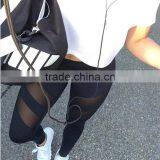 Walson Compression Skin Tight Mesh Sport Gym Wear Women Yoga Pants thumbnail-1