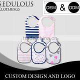 100% Cotton Stylish Boys Baby Bibs With Private Label and Custom Designs thumbnail-4