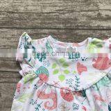 Summer Baby Girls Clothes Coral Ocean World Fish Under the Sea Boutique Shorts Cotton Kids Wear Ruffles Match Accessories thumbnail-2