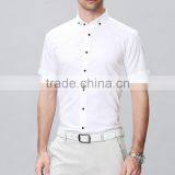 Wholesale Plain White 100% Cotton t Shirts for Men Classic t Shirt Design for Men thumbnail-1