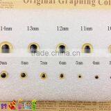 Yellow Wire Back Needle Felted Craft Doll Amigurumi Glass Eyes thumbnail-6