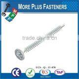 Made in Taiwan Stainless Steel Black Phosphate Yellow Zinc Plated Countersunk Phillips Bulge Head Self Drilling Screw thumbnail-5