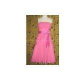 JA006 Bridesmaid Dress // Pink Bridesmaid Dress //strapless Bridesmaid Dress thumbnail-1